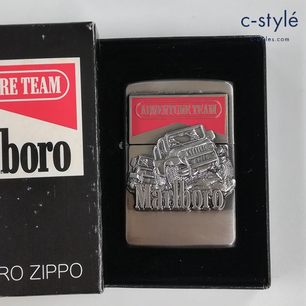 ZIPPO ジッポー Marlboro マルボロ ADVENTURE TEAM オイルライター シルバー 喫煙具