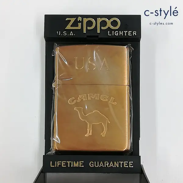 ZIPPO ジッポー CAMEL キャメル 1932-1992 SOLID BRASS オイルライター ゴールド