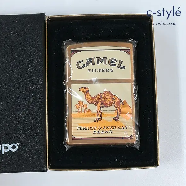 ZIPPO ジッポー CAMEL キャメル FILTERS TURKISH&AMERICAN Blend プロトタイプ 1997 オイルライター ゴールド