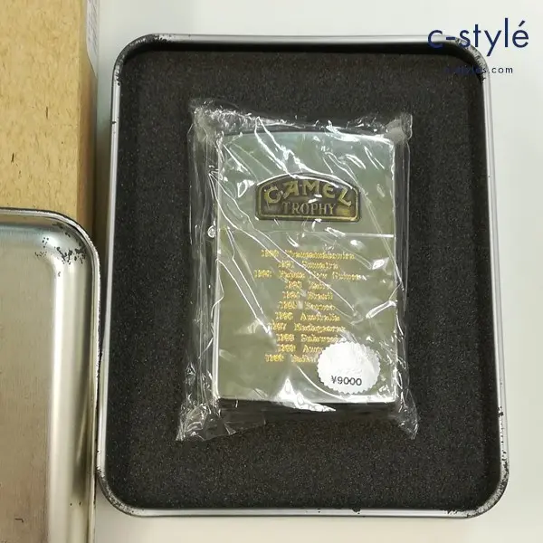 ZIPPO ジッポー CAMEL キャメル TROPHY 1991 オイルライター シルバー