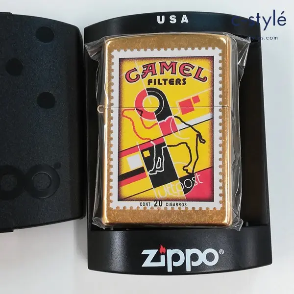 ZIPPO ジッポー CAMEL キャメル ポスタルシリーズ アルメニア オイルライター ゴールド