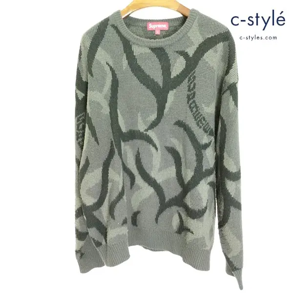 Supreme シュプリーム Tribal Camo Sweater