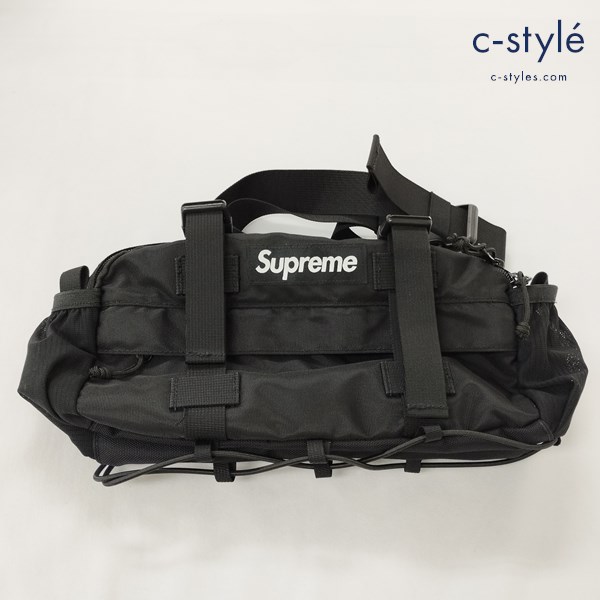Supreme シュプリーム Waist bag ウエストバッグ ブラック ショルダーバッグ ポーチ カバン 鞄