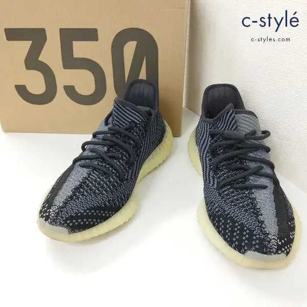 adidas アディダス YEEZY BOOST 350V2 FZ5000 ローカットスニーカー 25.5cm カーボン