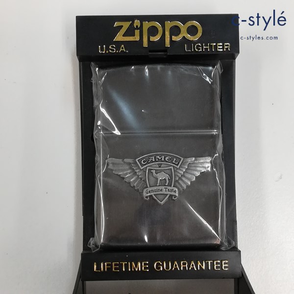 ZIPPO ジッポー キャメル バイカー ミッドナイトクローム 1996 オイルライター シルバー