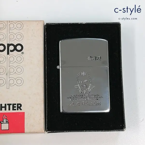 ZIPPO ジッポー 84年製 Build your product with integrity G・G・ブライスデル オイルライター シルバー