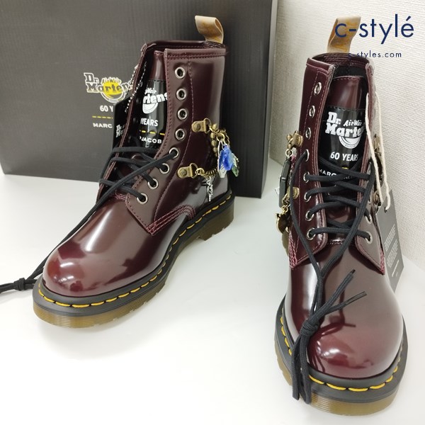 Dr.Martens × MARC JACOBS 1460 8ホールブーツ レザーブーツ UK4 チェリーレッド 26496600 60周年記念