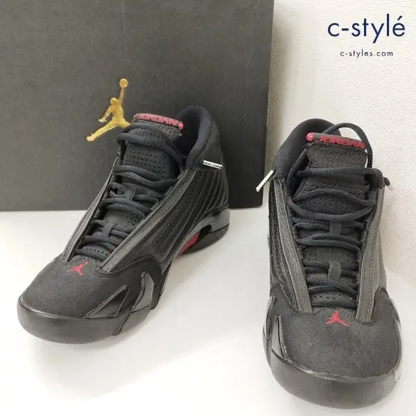 NIKE ナイキ AIR JORDAN 14 RETRO スニーカー 26cm ブラック エアジョーダン レトロ 487471-003 AJ14