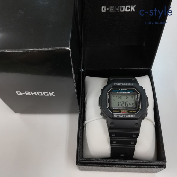 CASIO カシオ G-SHOCK DW-5600E-1 腕時計 ブラック ウォッチ 5600シリーズ