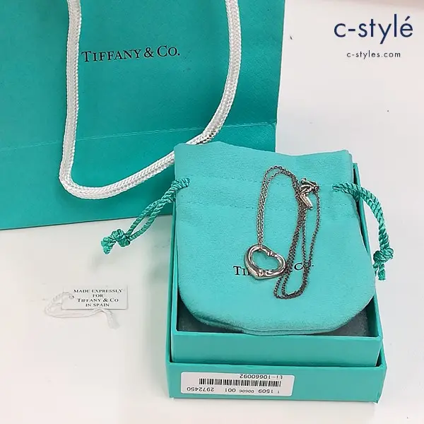 TIFFANY＆Co. ティファニー PERETTI ペレッティ オープンハート ネックレス シルバー 925 ti-10660092