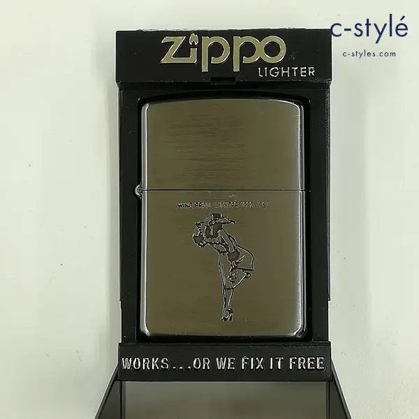 ZIPPO ジッポー 87年製 Windy WIND PROOF LIGHTER 1932-1987 オイルライター シルバー