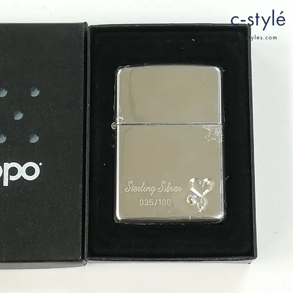 ZIPPO ジッポー STERLING SILVER 2005限定 オイルライター シルバー スターリングシルバー