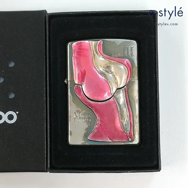 ZIPPO ジッポー ルパン三世 峰不二子 オイルライター シルバー×ピンク