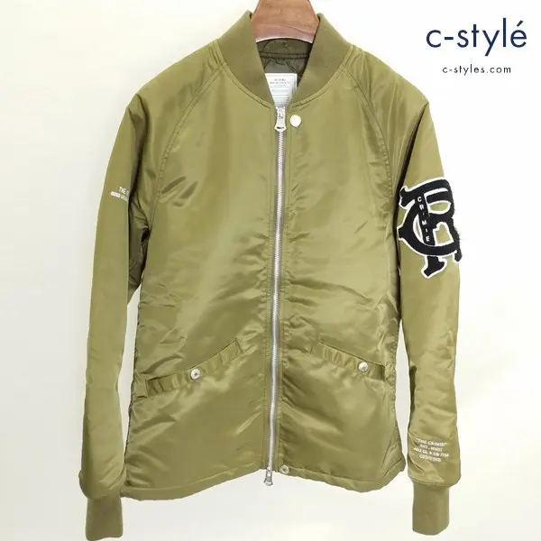 CRIMIE クライミー TEAM STUDIUM THINSULATE ZIP JACKET M カーキ CR01-01K5-JK03 ナイロンジャケット