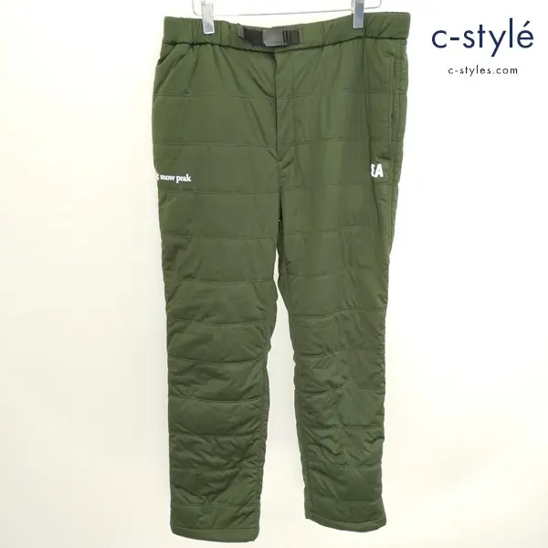 WIND AND SEA×Snow peak Flexible Insulated Pants M オリーブ WAS-PA-20AU001