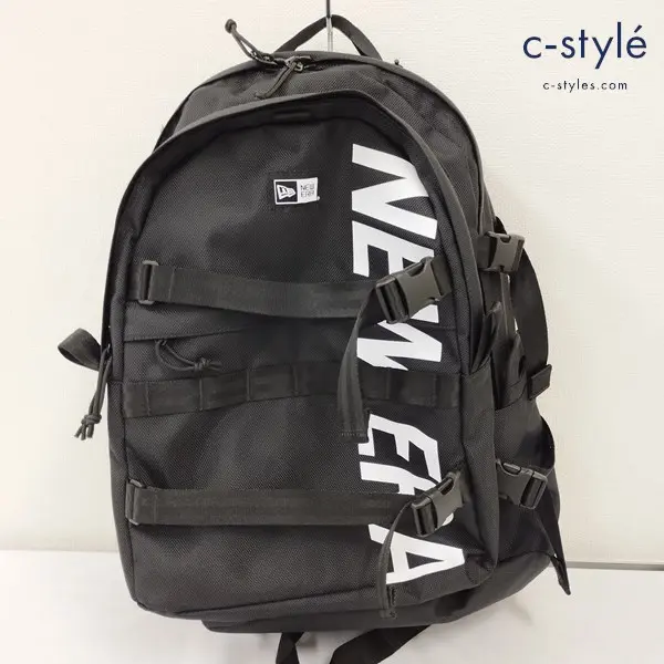 NEW ERA ニューエラ CARRIER PACK PRINT LOGO GRAPHITE リュック 35L ブラック バックパック