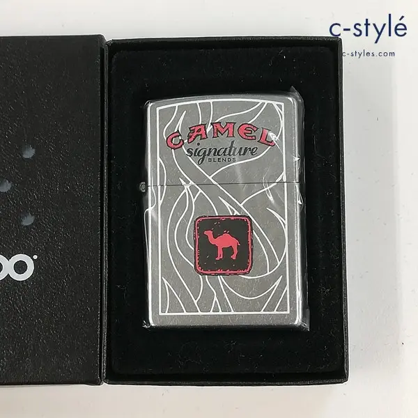 ZIPPO ジッポー CAMEL キャメル Signature Blends ROBUST（赤） オイルライター シルバー