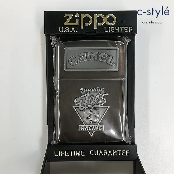 ZIPPO ジッポー CAMEL キャメル SMOKIN JOE’S Racing エンブレム 1993 オイルライター シルバー