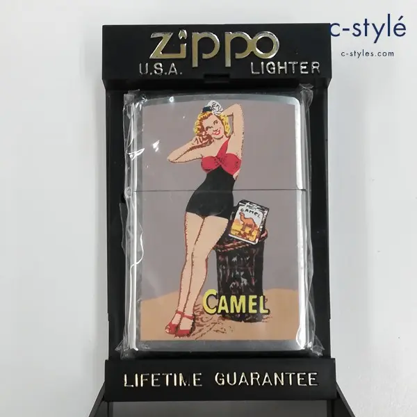 ZIPPO ジッポー CAMEL キャメル セクシーピンナップガール オイルライター シルバー