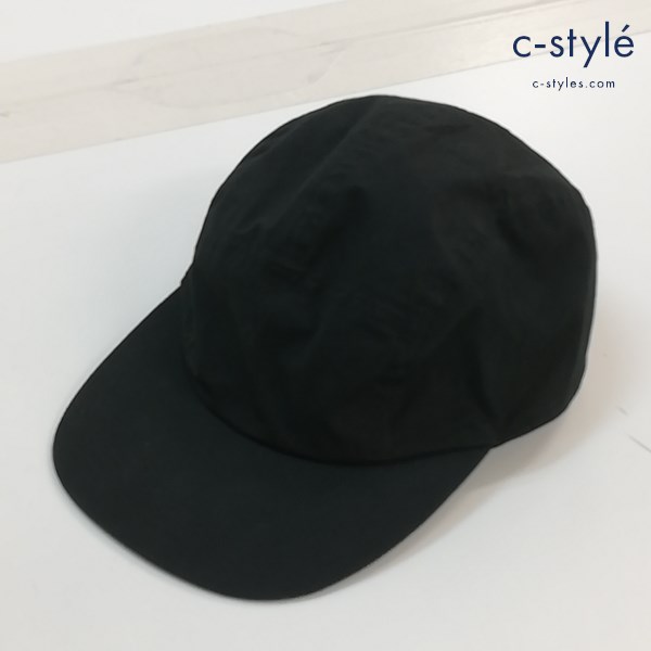 KIJIMA TAKAYUKI キジマタカユキ VENTILE コットン キャップ F ブラック 日本製 コットン100 帽子