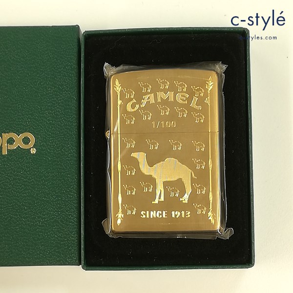 ZIPPO ジッポー CAMEL キャメル Wallpaper オイルライター ゴールド 喫煙具