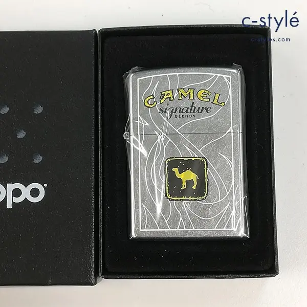 ZIPPO ジッポー CAMEL キャメル Signature Blends MELLOW(黄) オイルライター シルバー