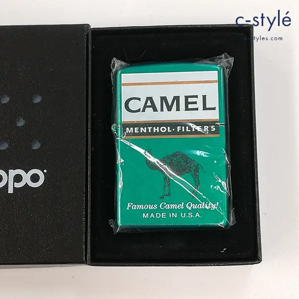ZIPPO ジッポー CAMEL キャメル menthe filters 70個限定 オイルライター グリーン