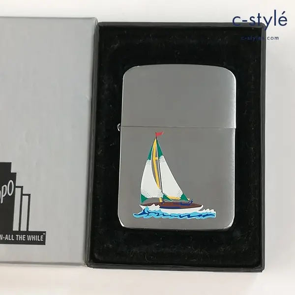 ZIPPO ジッポー 1941 REPLICA レプリカ ヨット 2001年製 オイルライター シルバー