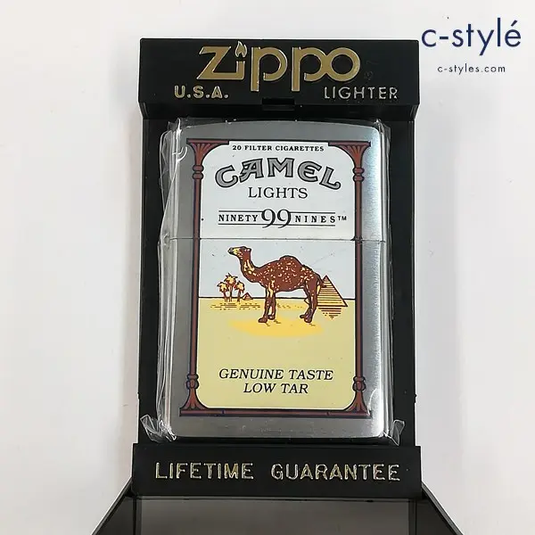 ZIPPO ジッポー CAMEL キャメル LIGHTS ninty nines 99 オイルライター シルバー