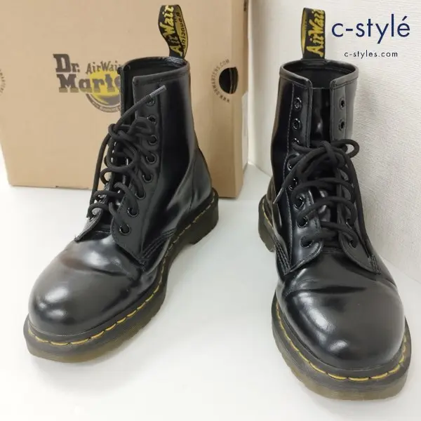 Dr.Martens ドクターマーチン 1460 8ホールブーツ US9 ブラック 10072 レザーブーツ