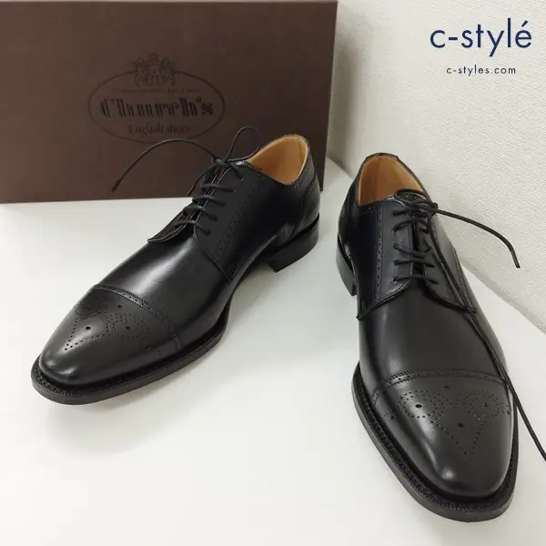 Church’s チャーチ レザーシューズ 85F ブラック WINFORD MADE IN ENGLAND