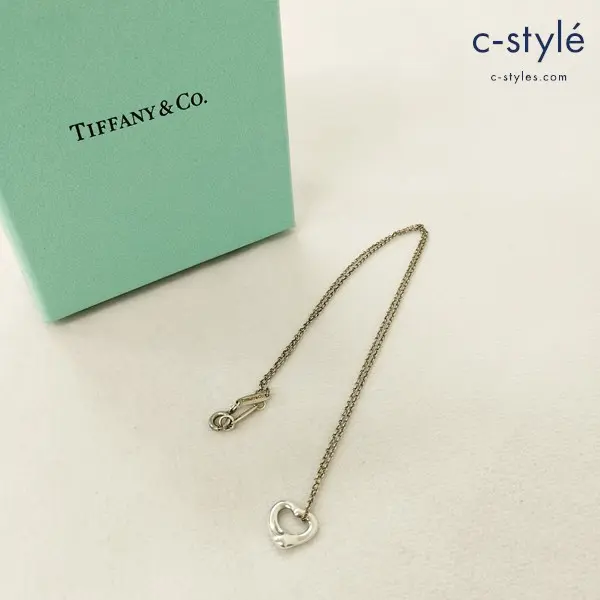 TIFFANY&Co. ティファニー オープンハート ネックレス シルバー 925 アクセサリー