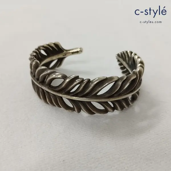 glamb グラム Celuta bangle バングル シルバー ブレスレット アクセサリー SILVER フェザー