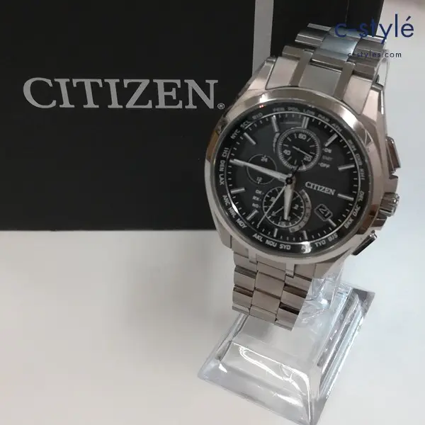 CITIZEN シチズン ATTESA アテッサ 腕時計 シルバー エコドライブ AT8040-57E アナログ 電波時計