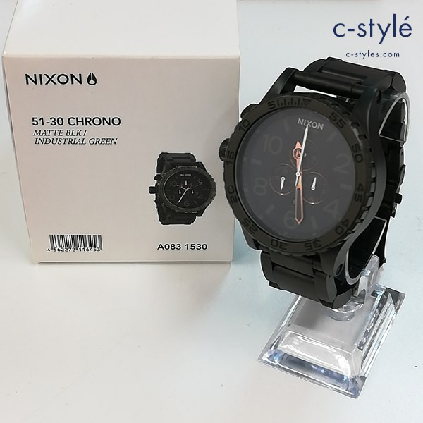 NIXON ニクソン 腕時計 マットブラック 51-30 CHRONO クォーツ アナログ
