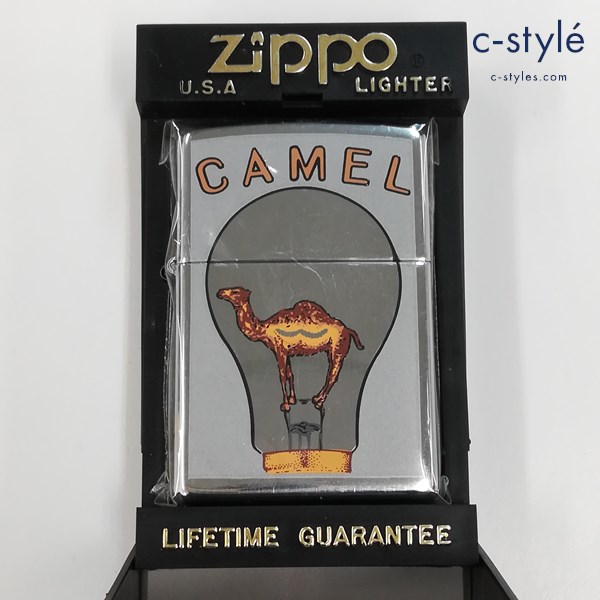 ZIPPO ジッポー CAMEL キャメル Light Bulb オイルライター シルバー