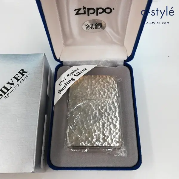 ZIPPO ジッポー 1941 Replica Sterling Silver 純銀 オイルライター シルバー