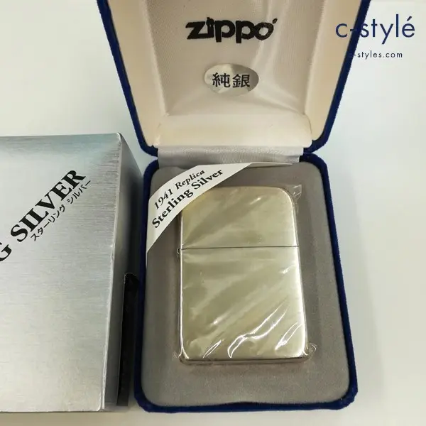 ZIPPO ジッポー 1941 レプリカ スターリングシルバー #24 オイルライター シルバー