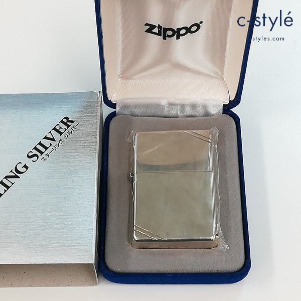 ZIPPO ジッポー スターリングシルバー #14 純銀 オイルライター シルバー