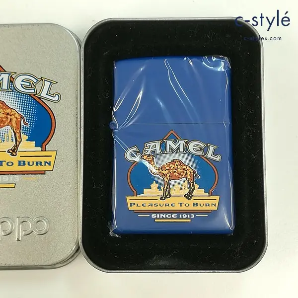 ZIPPO ジッポー CAMEL キャメル PLEASURE TO BURN オイルライター ブルー系