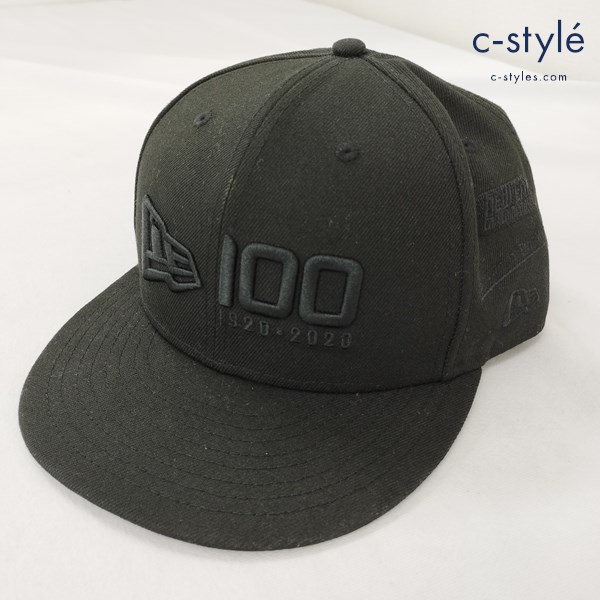 NEW ERA ニューエラ 59FIFTY 1920-2020 100周年 ベースボールキャップ 7・3/4 61.5cm ブラック 帽子