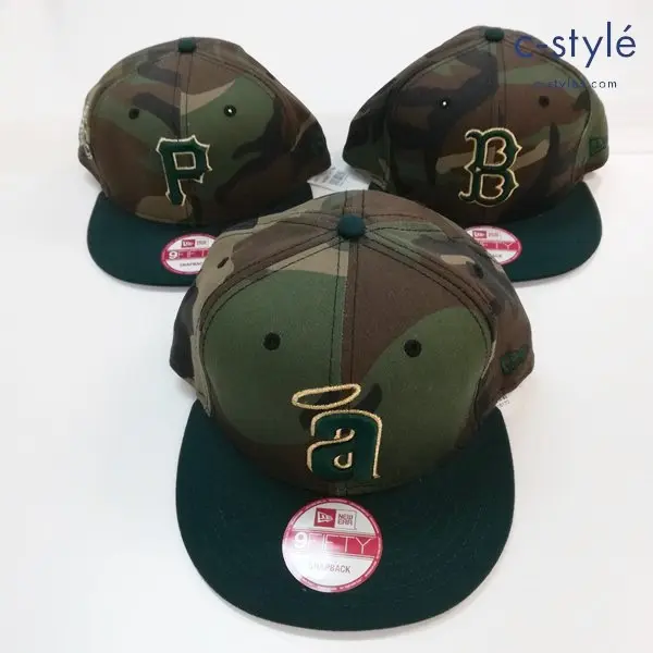 NEW ERA ニューエラ 9FIFTY キャップ ONE SIZE カモ柄 ベースボールキャップ 迷彩 計3点