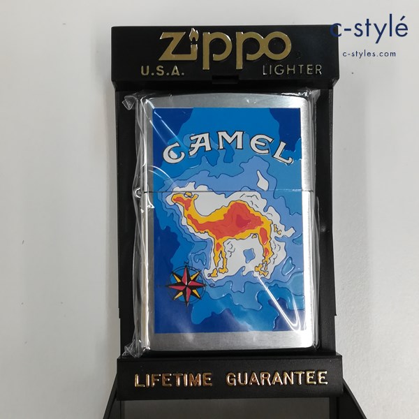 ZIPPO ジッポー CAMEL キャメル map 地図 オイルライター シルバー 喫煙具