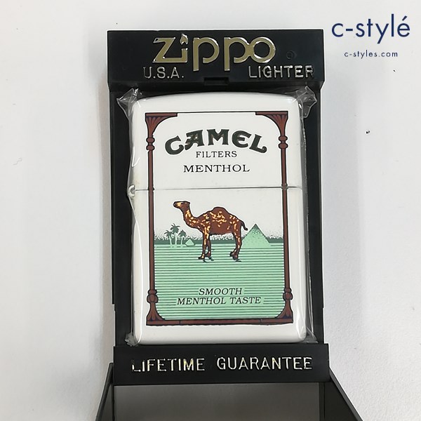 ZIPPO ジッポー CAMEL キャメル FILTERS MENTHOL オイルライター ホワイト