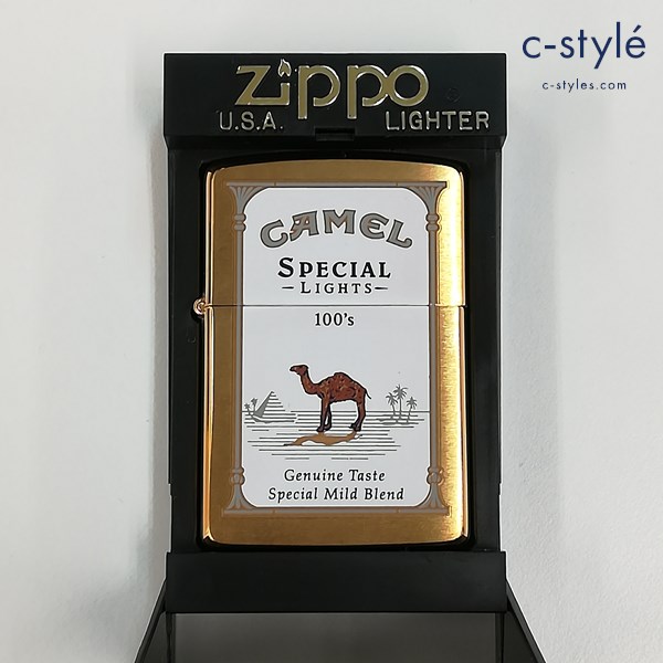 ZIPPO ジッポー CAMEL キャメル SPECIAL LIGHT 100’s ゴールド 1994 オイルライター