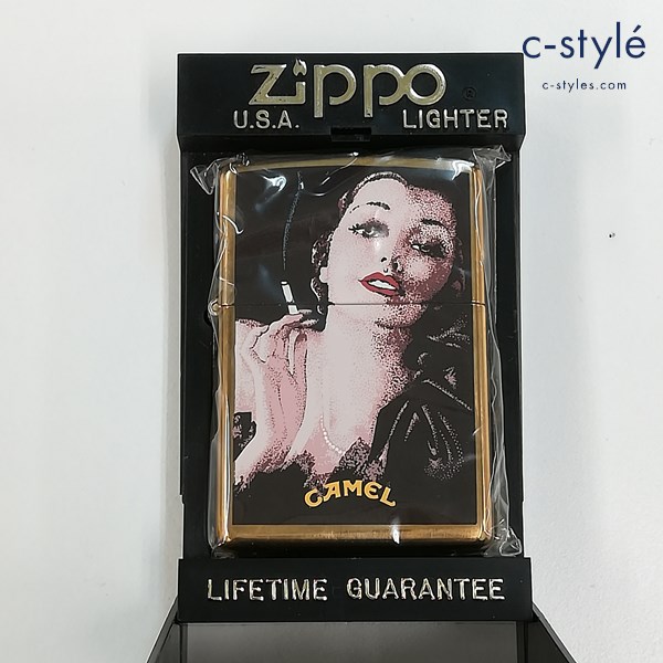 ZIPPO ジッポー CAMEL キャメル LADY CM-LADY オイルライター ゴールド 喫煙具