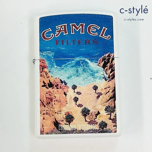 ZIPPO ジッポー CAMEL キャメル FILTERS 2004年 両面 オイルライター ホワイト