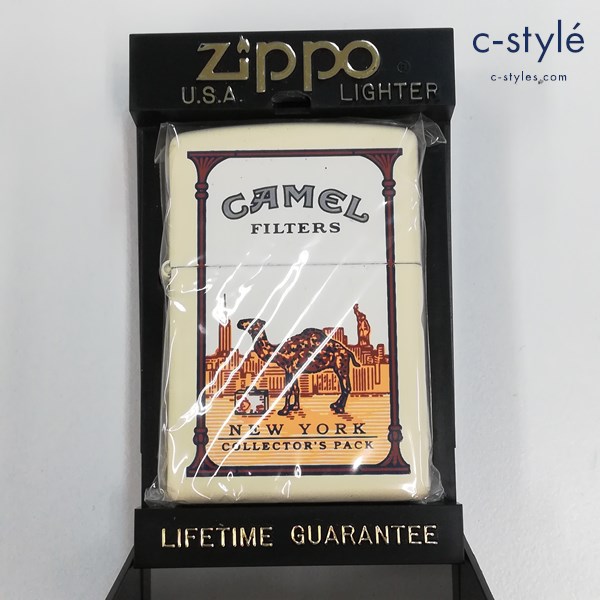 ZIPPO ジッポー CAMEL キャメル NEW YORK ニューヨーク オイルライター クリーム系