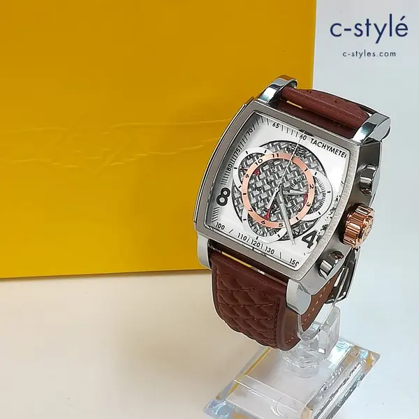 INVICTA インビクタ S1 Rally model 27916 腕時計 ブラウン×シルバー クォーツ レザーハンド