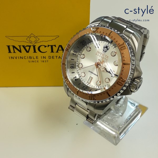 INVICTA インビクタ Reserve Hydromax model 16964 腕時計 シルバー クォーツ アナログ